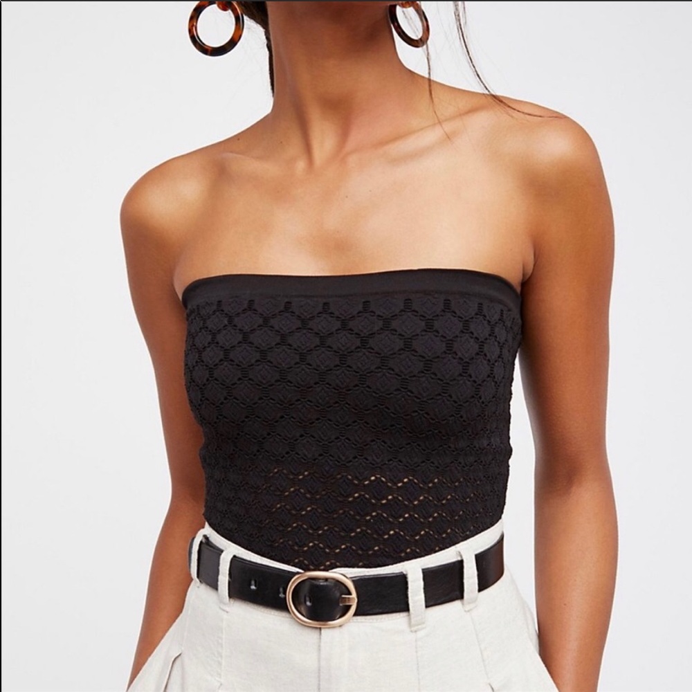 Free People Honey Textured Tube Top